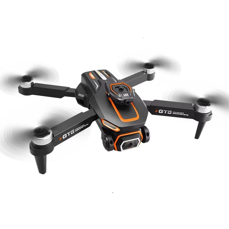 Drones para principiantes Gt5 Evasión de obstáculos Mini Drone 14min Drone volador Smartphone 480p 720p Hd Fotografía aérea 2.4g Wifi Fpv Selfie Drone