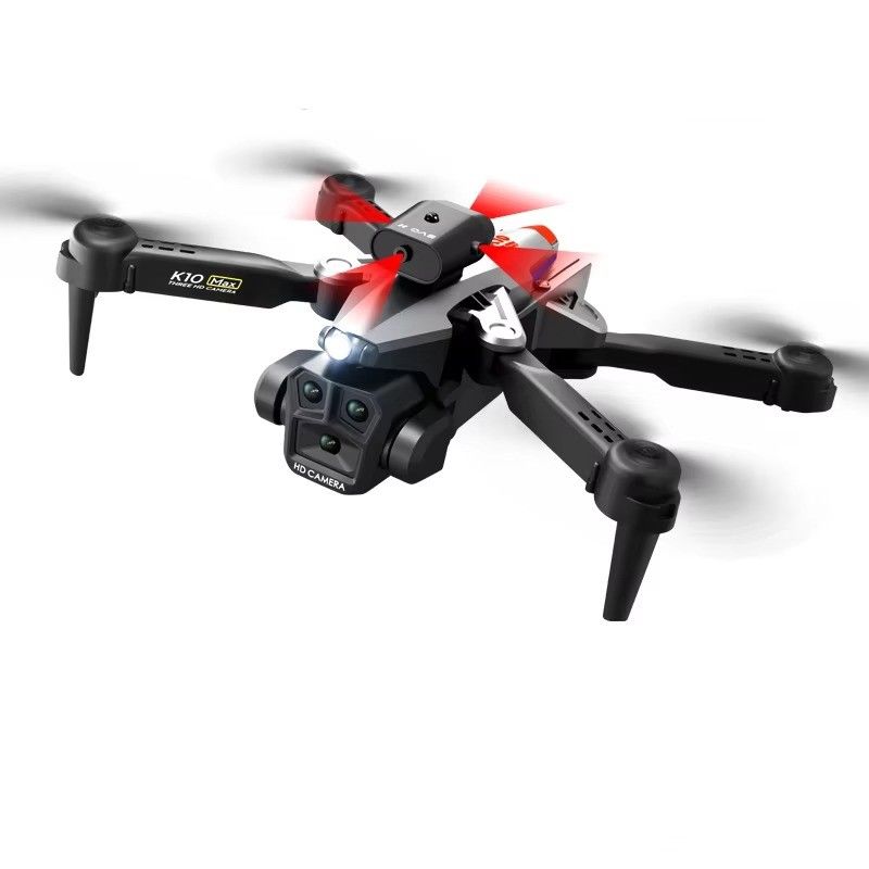 Drone de flujo óptico con cámara triple 4k Wifi Fpv Estabilizador de cámara para principiantes Evitar obstáculos RC Quadcopter 2.4G