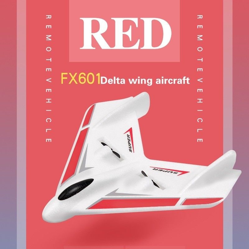 Fx-601 Avión Rc Avión de caza Ala fija con resolución de captura de video 4K UHD y controlador remoto Hélice de repuesto