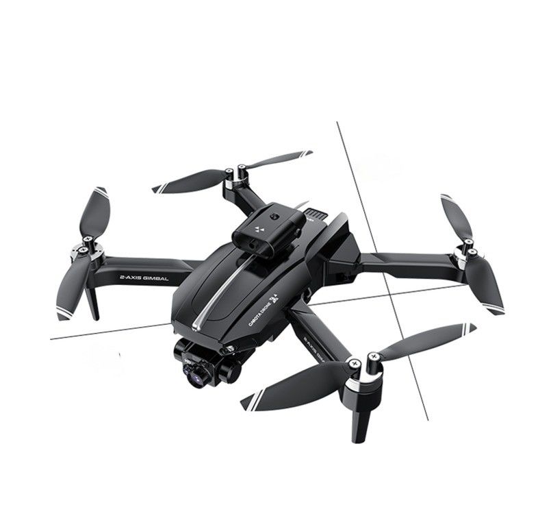 BLACK HUGTEC W21 Drone configuración de cámara personalizable y grabación de video con un solo toque para un tiempo de vuelo máximo de 10-20 minutos