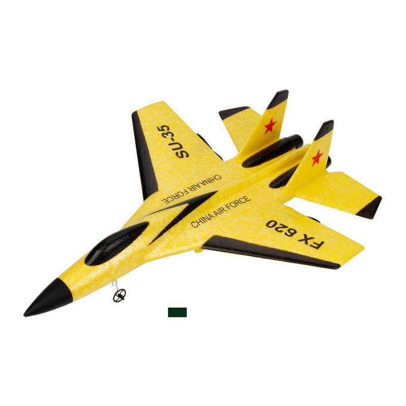 2 modos Avión juguete 2.4GHz control remoto Avión de combate para principiantes Niños fácil de volar y divertido sorpresa de cumpleaños