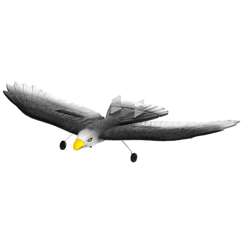 2024 Modelo de planeador Eagle de dos vías Rtf con luz y autoequilibrio 3 Changell Planador controlado por aeronaves Escala 56 * 29.5 * 8 CM