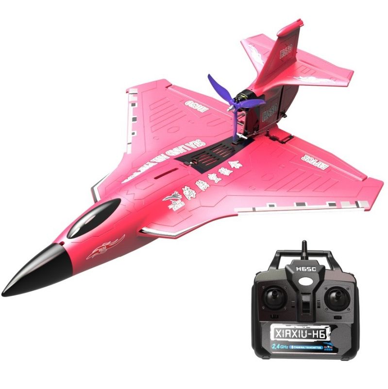 Raptor H650 Epp espuma 6ch Rtf Luces Led Mar Tierra Aire Control de radio eléctrico Rc Avión de combate sin escobillas Juego de aviación perfecto